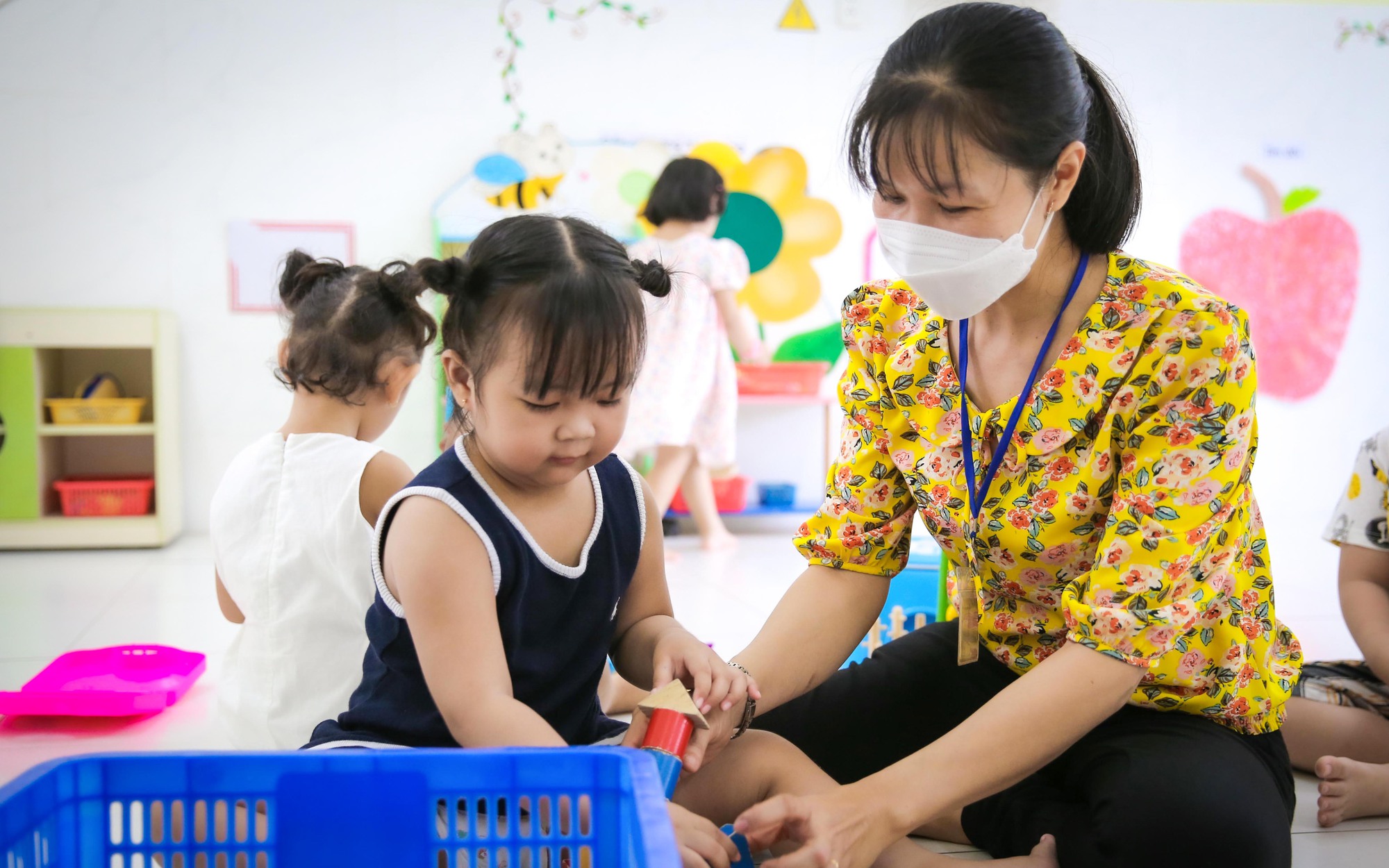 Bảo mẫu mầm non chịu nhiều thiệt thòi