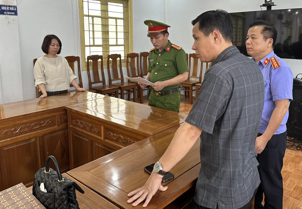 Bắt nữ kế toán, nữ thủ quỹ trung tâm đào tạo và sát hạch lái xe cơ giới - Ảnh 1.