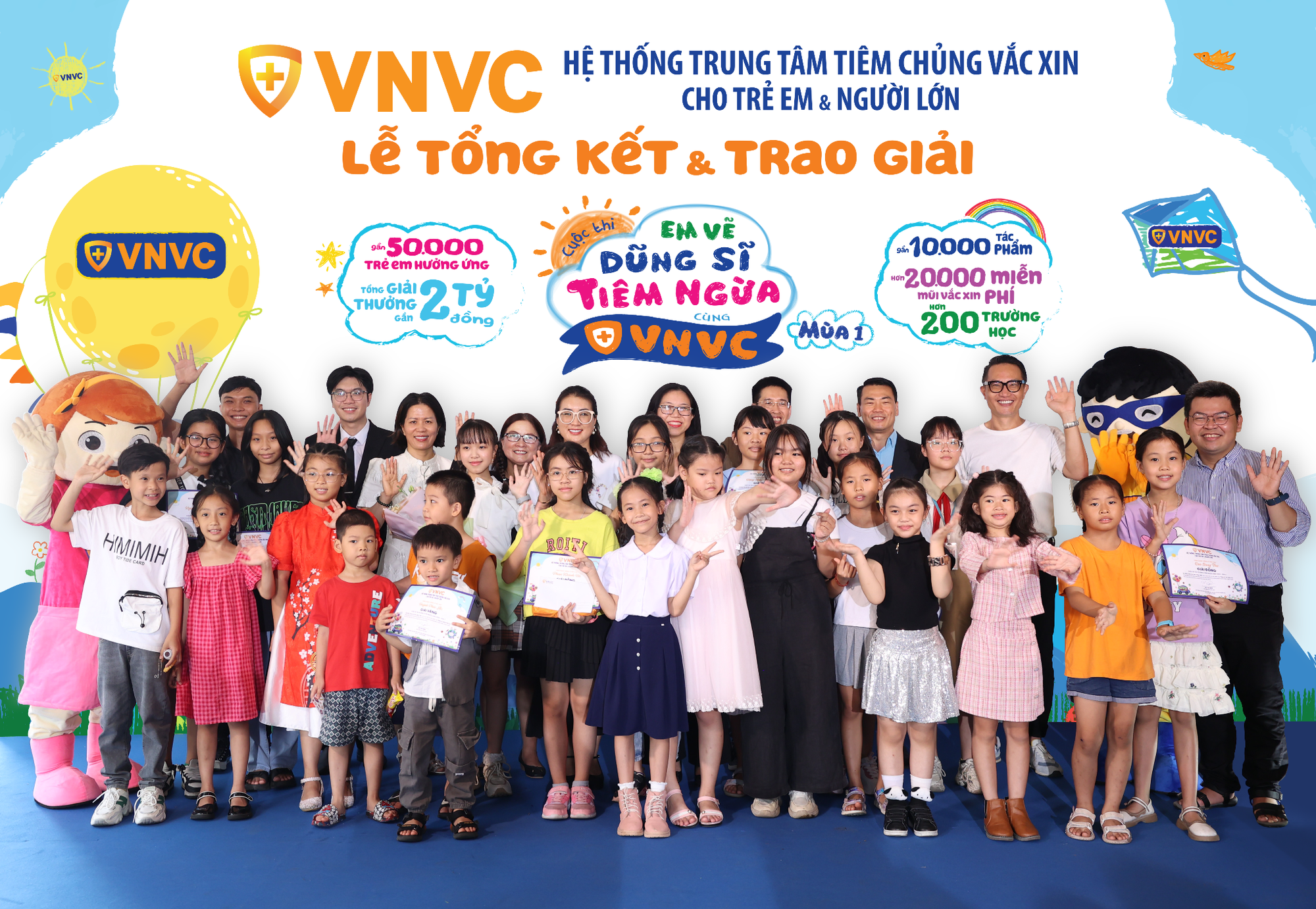 Cuộc thi vẽ trao tặng hơn 20.000 liều vắc-xin miễn phí cho trẻ em khắp mọi miền- Ảnh 1.