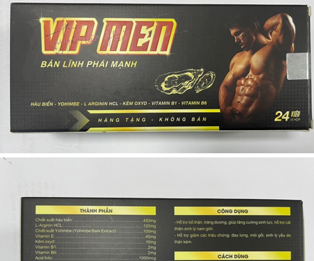 Một sản phẩm hỗ trợ cải thiện sinh lý nam giới bị Cục An toàn thực phẩm thu hồi