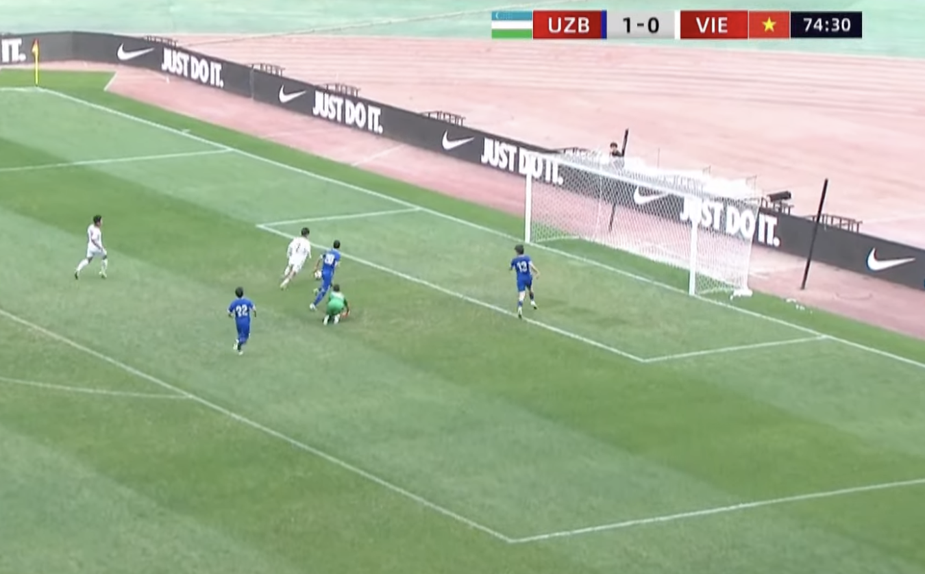 Long Vũ lập siêu phẩm, U19 Việt Nam thua Uzbekistan trong thế thiếu người- Ảnh 1.