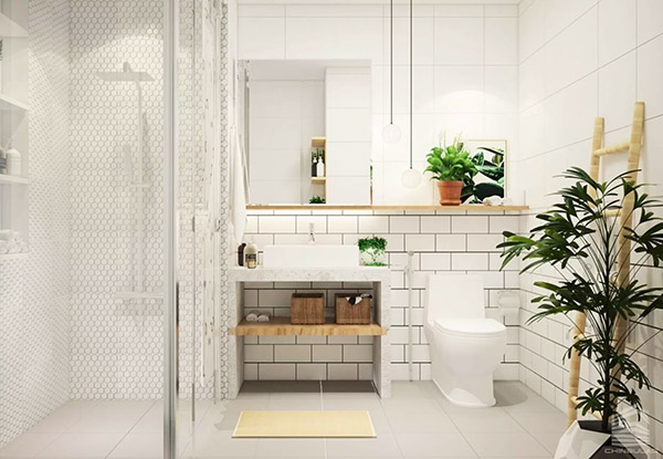 Những c&aacute;ch đơn giản khiến kh&ocirc;ng gian ph&ograve;ng tắm rộng bất ngờ- Ảnh 3.