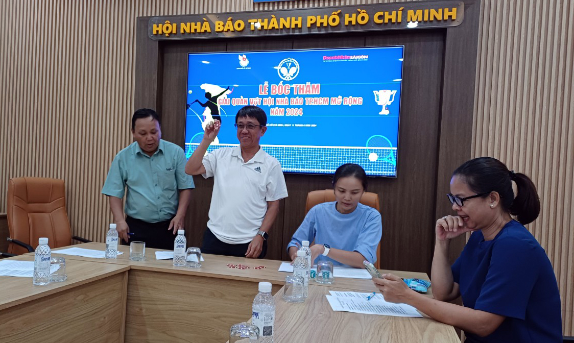 Giải Quần vợt Hội Nh&agrave; b&aacute;o TP HCM mở rộng năm 2024- Ảnh 2.