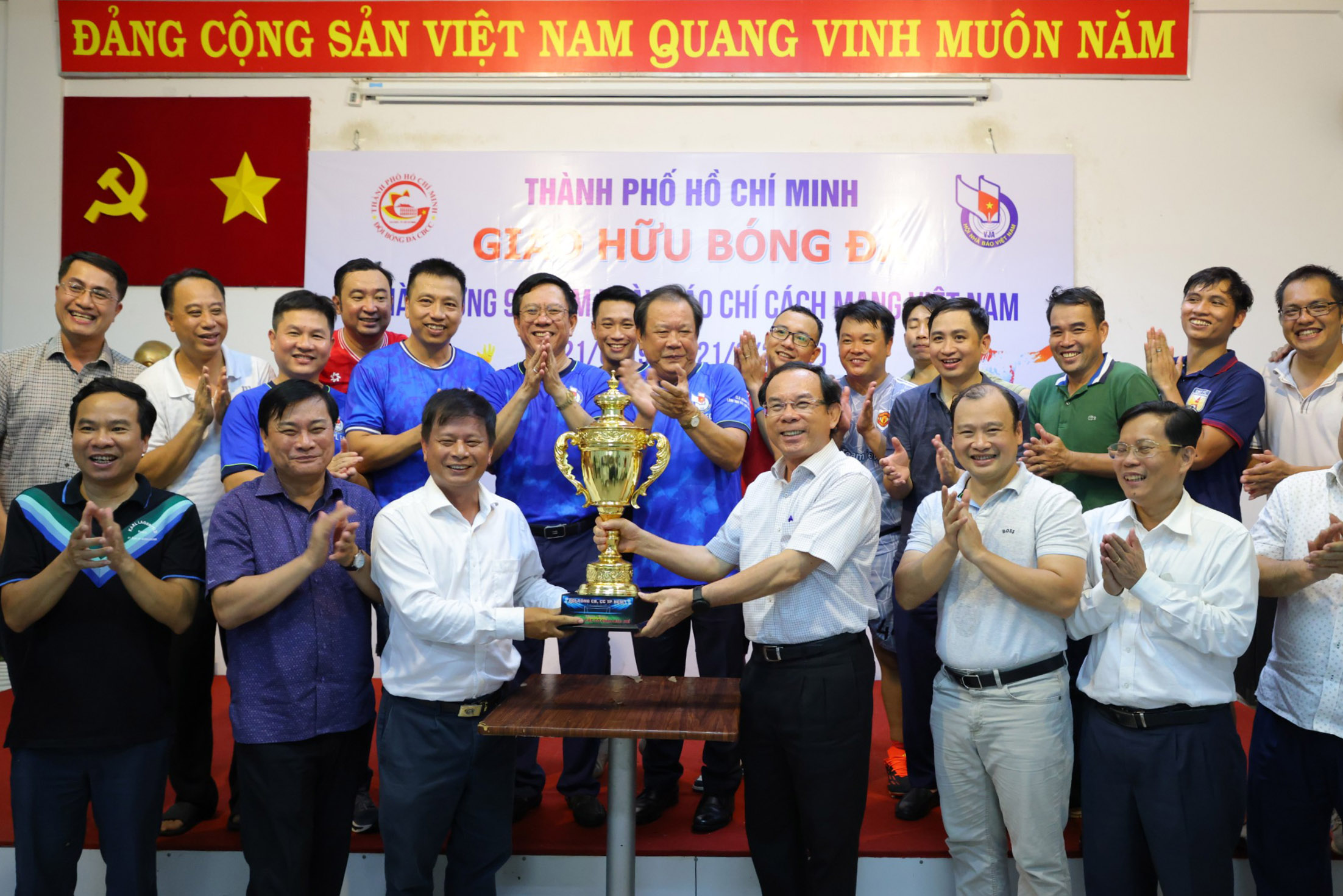 Trận b&oacute;ng &yacute; nghĩa ch&agrave;o mừng Ng&agrave;y B&aacute;o ch&iacute; c&aacute;ch mạng Việt Nam- Ảnh 18.