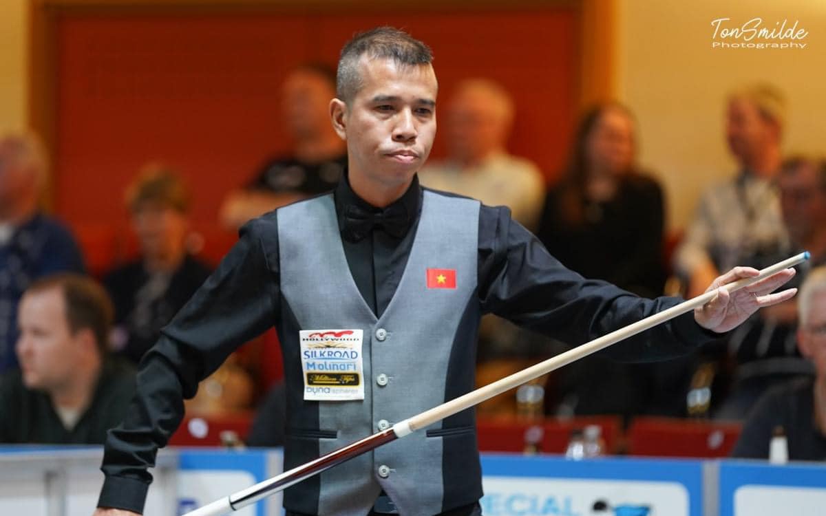 Trần Quyết Chiến lên ngôi số 1 thế giới billiards carom ba băng