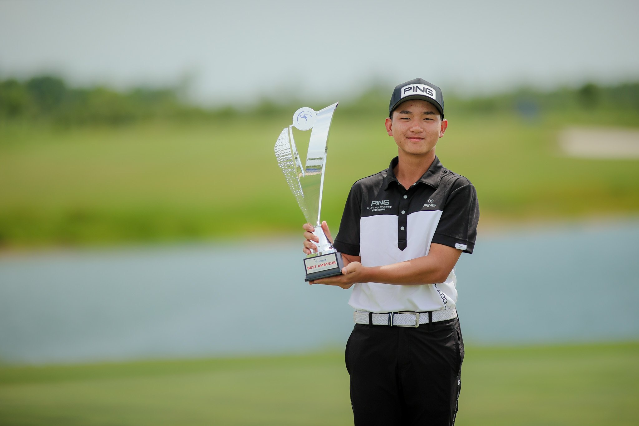 Golf thủ Pakistan ph&aacute; kỷ lục khi v&ocirc; địch Nam A Bank Vietnam Masters 2024- Ảnh 4.