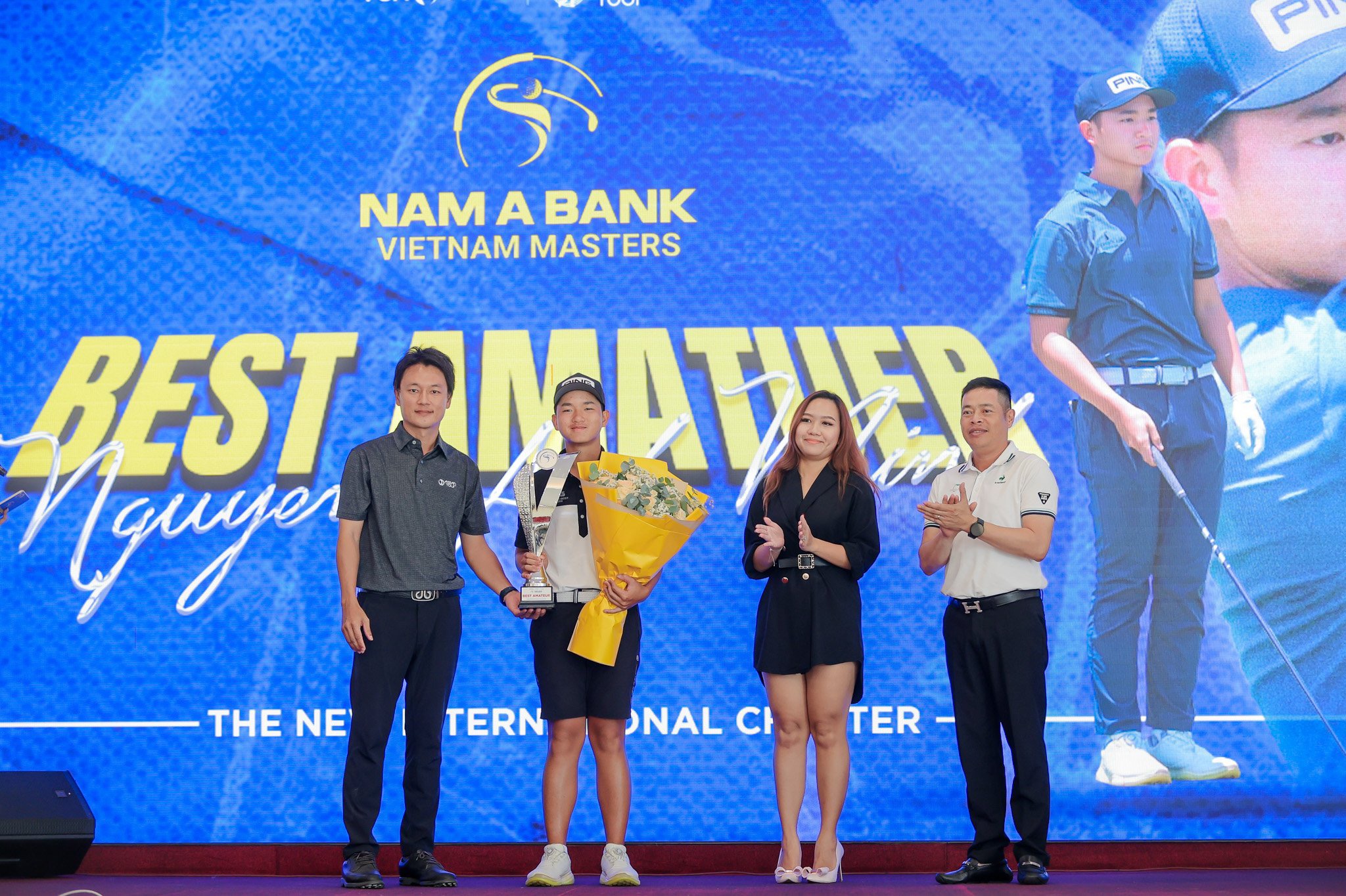 Golf thủ Pakistan ph&aacute; kỷ lục khi v&ocirc; địch Nam A Bank Vietnam Masters 2024- Ảnh 3.