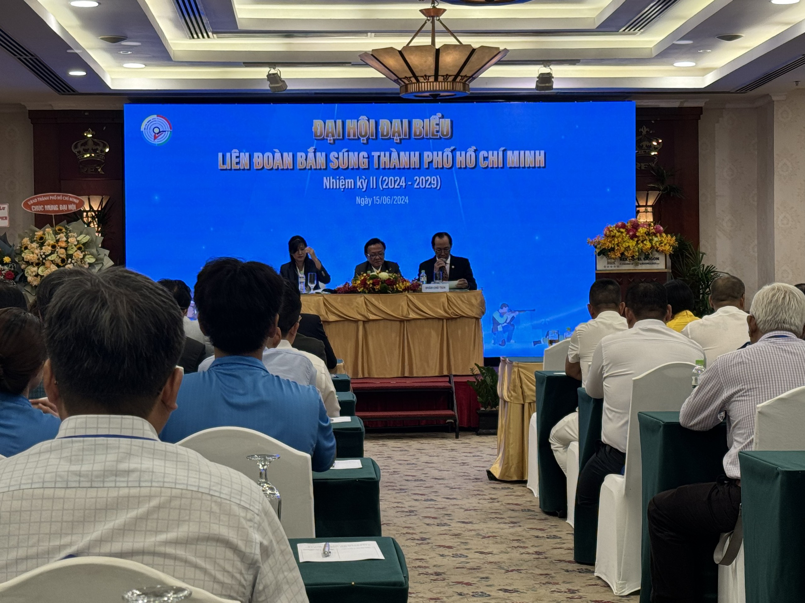Đại hội Liên đoàn bắn súng TP HCM: Đổi mới để phát triển- Ảnh 1.