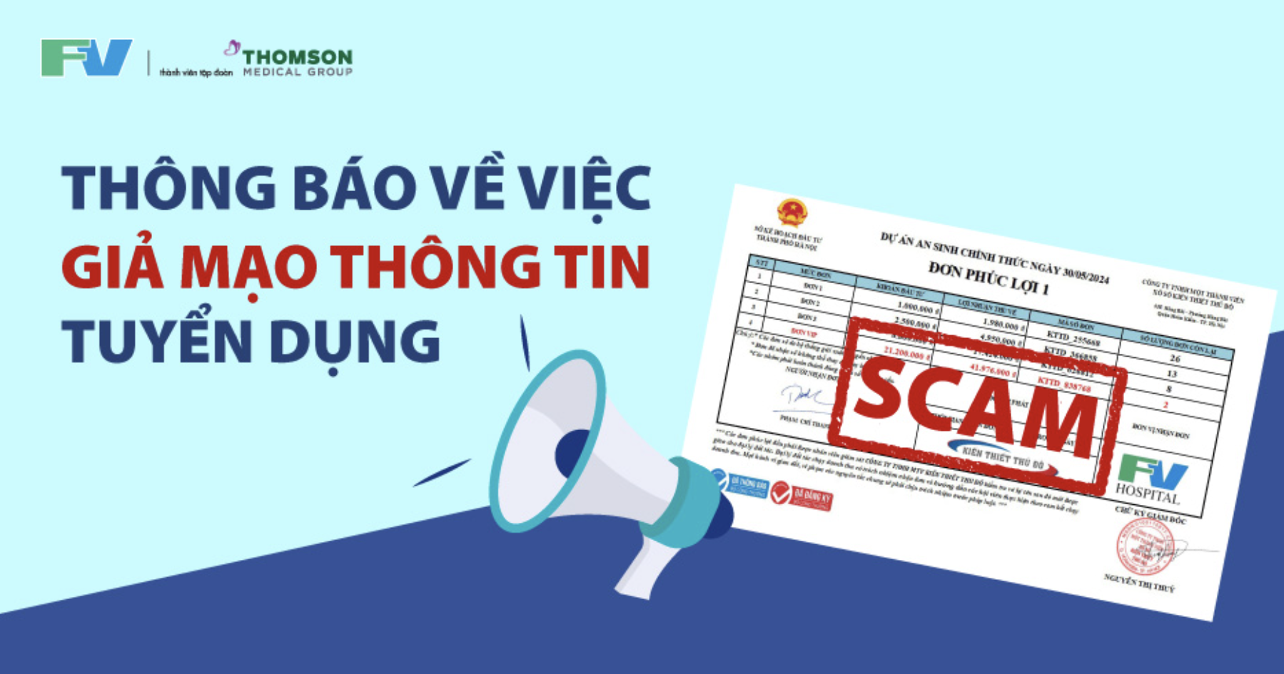 Bệnh viện FV l&ecirc;n tiếng th&ocirc;ng tin tuyển dụng tr&ecirc;n mạng x&atilde; hội- Ảnh 1.