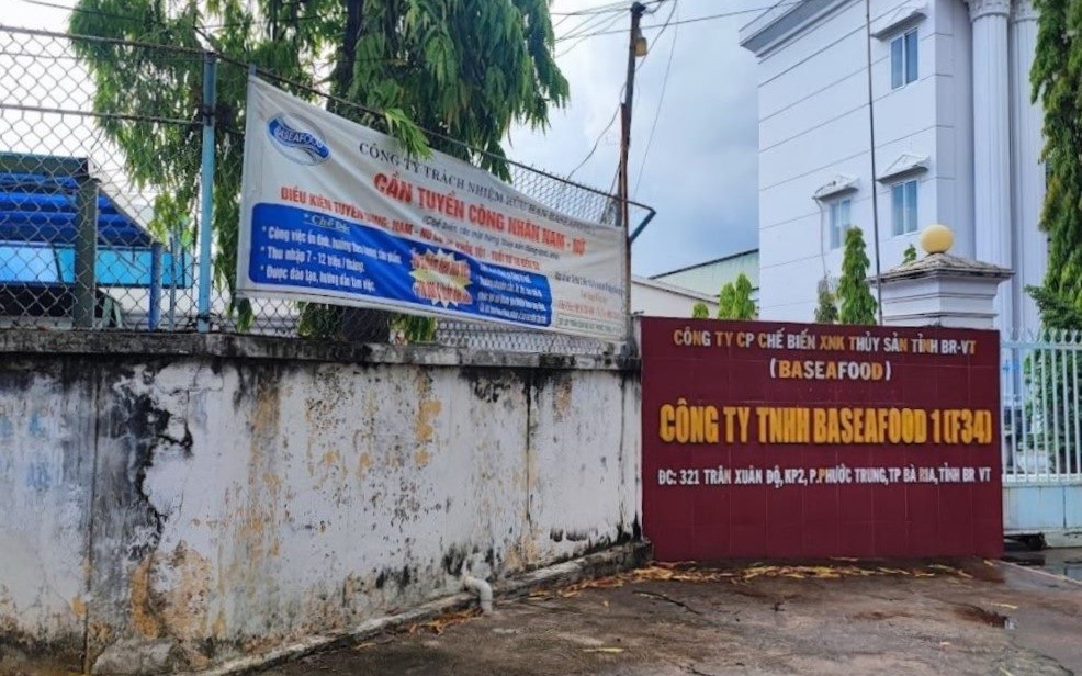 Công ty TNHH Baseafood 1 bị phạt hơn nửa tỉ đồng