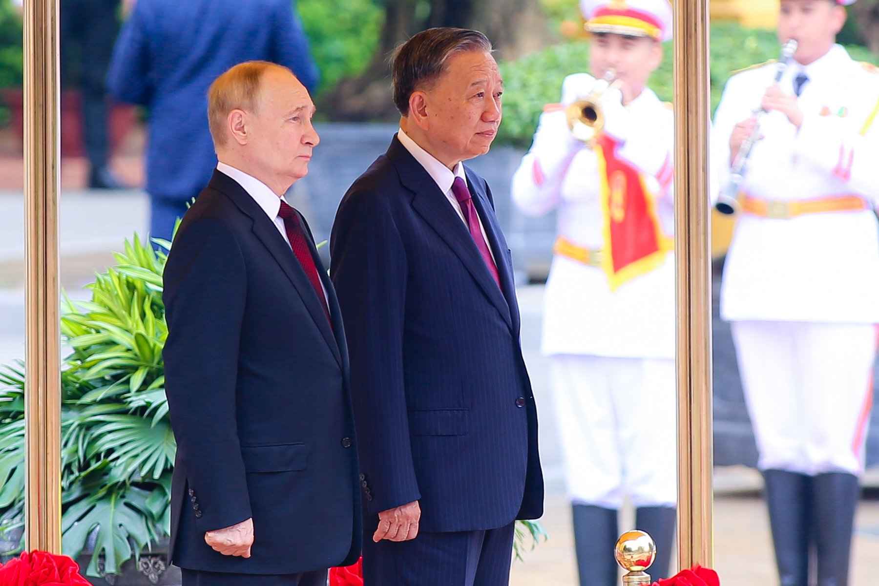 Chủ tịch nước T&ocirc; L&acirc;m chủ tr&igrave; lễ đ&oacute;n ch&iacute;nh thức Tổng thống Nga Vladimir Putin- Ảnh 8.