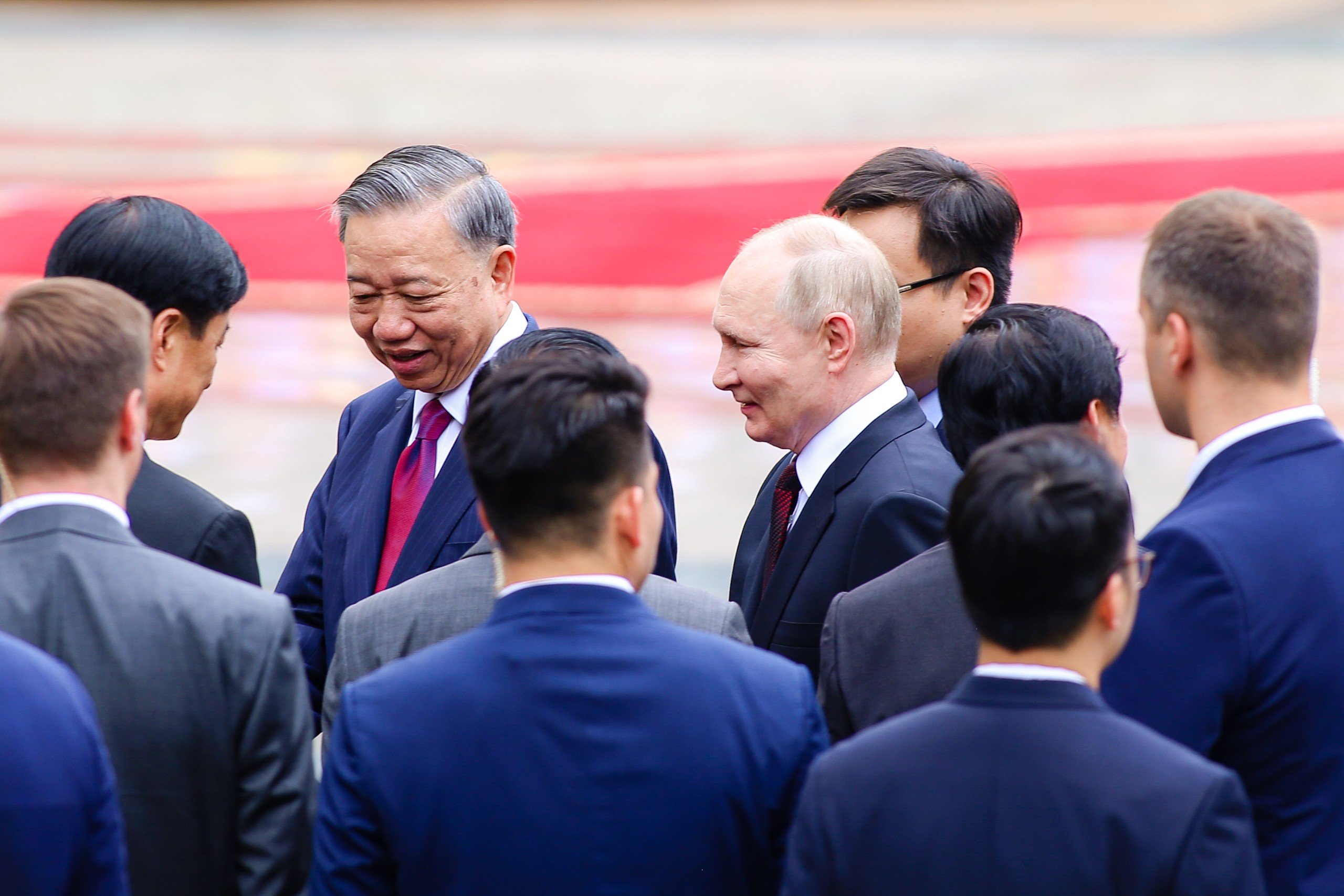 Chủ tịch nước T&ocirc; L&acirc;m chủ tr&igrave; lễ đ&oacute;n ch&iacute;nh thức Tổng thống Nga Vladimir Putin- Ảnh 15.