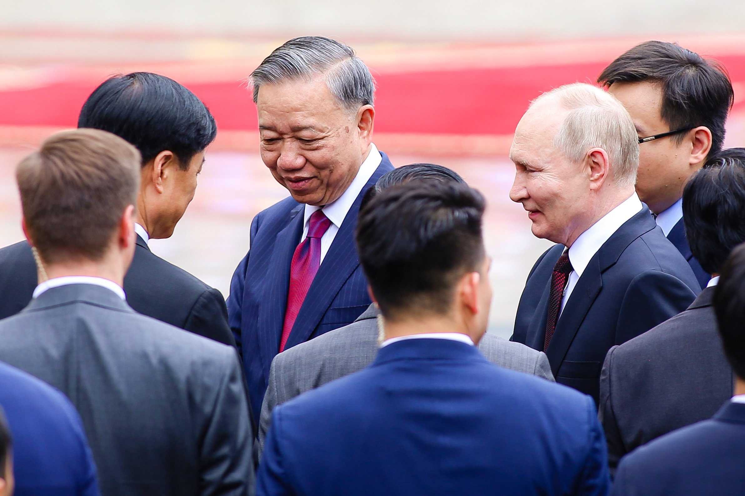 Chủ tịch nước T&ocirc; L&acirc;m chủ tr&igrave; lễ đ&oacute;n ch&iacute;nh thức Tổng thống Nga Vladimir Putin- Ảnh 16.