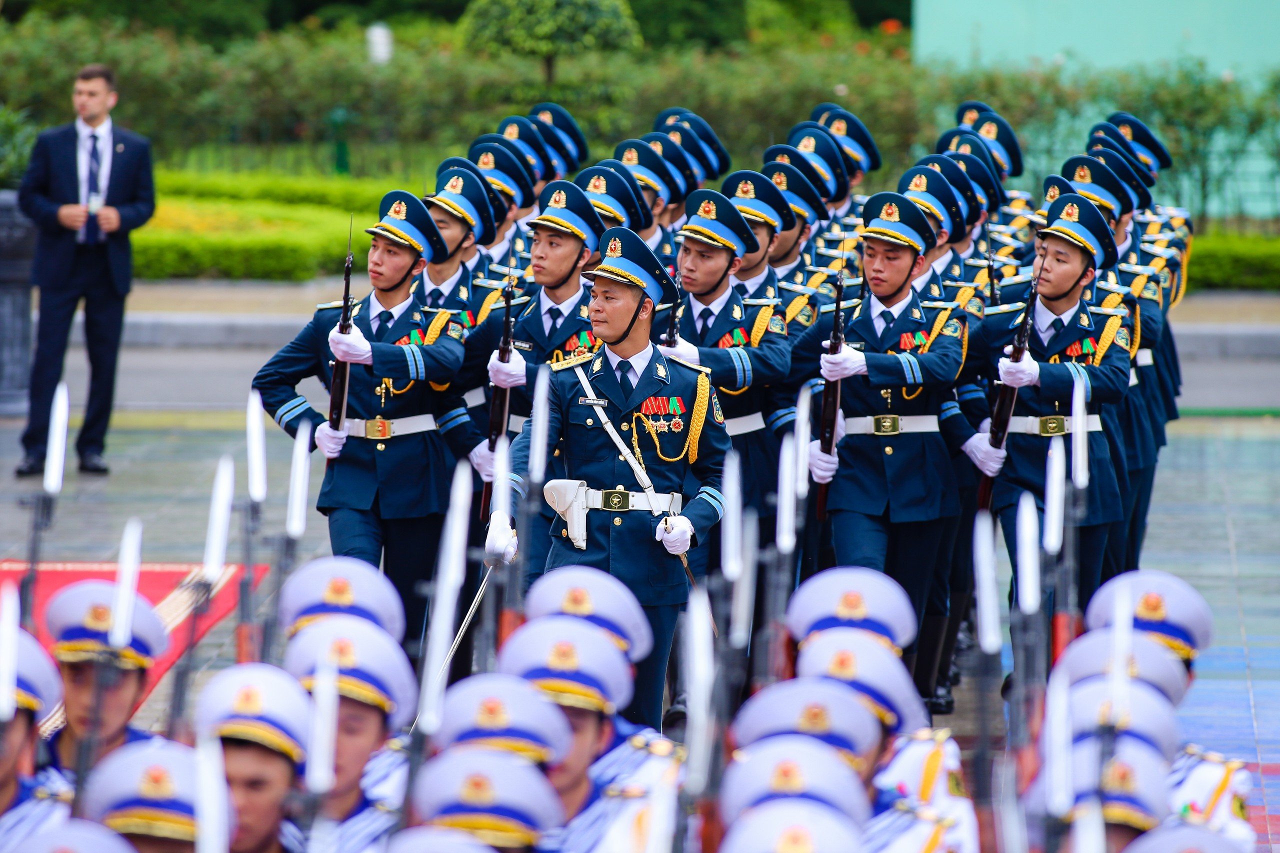 Chủ tịch nước T&ocirc; L&acirc;m chủ tr&igrave; lễ đ&oacute;n ch&iacute;nh thức Tổng thống Nga Vladimir Putin- Ảnh 17.