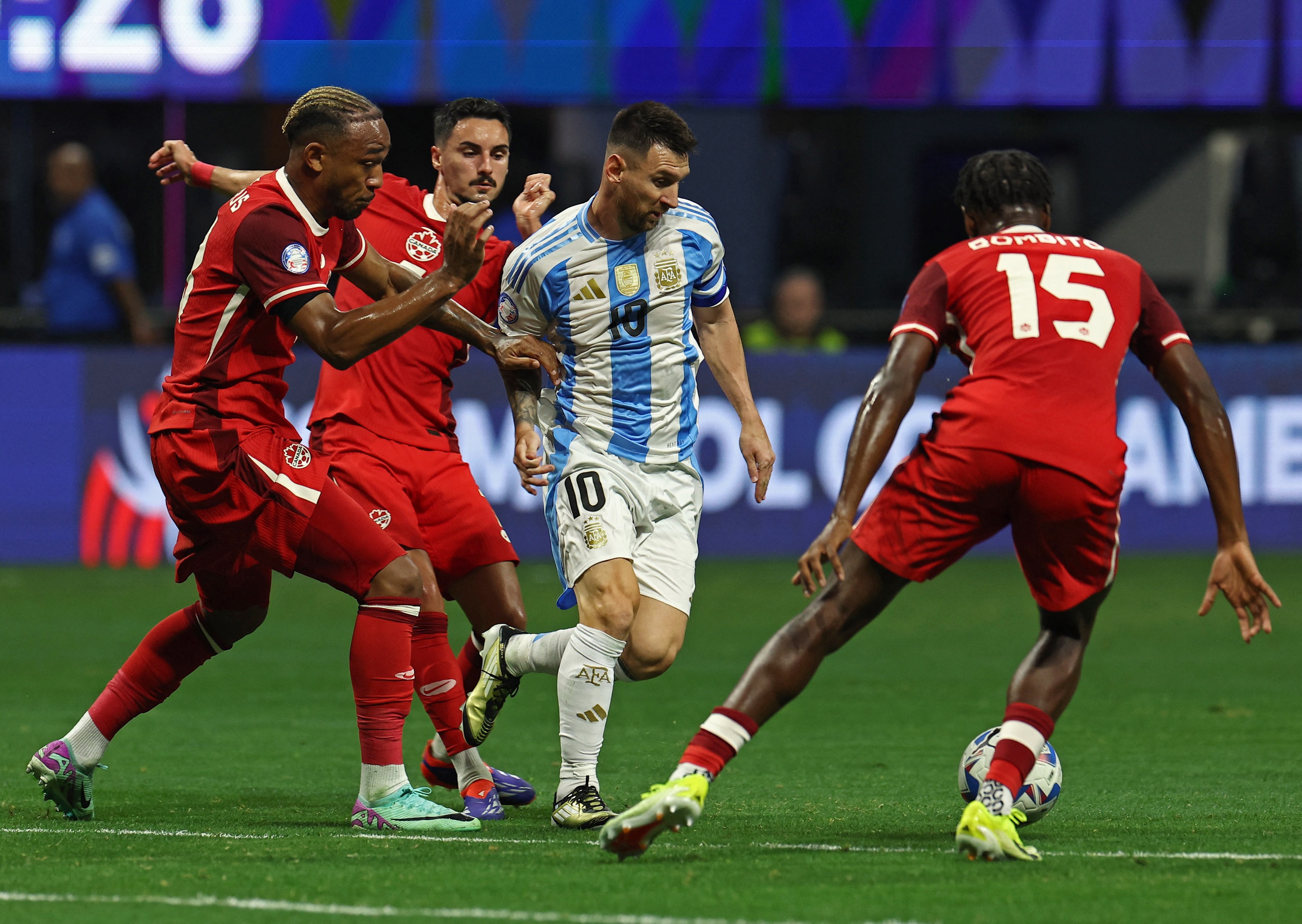 Messi thiết lập kỷ lục, Argentina thắng đẹp trận mở màn Copa America 2024- Ảnh 2.