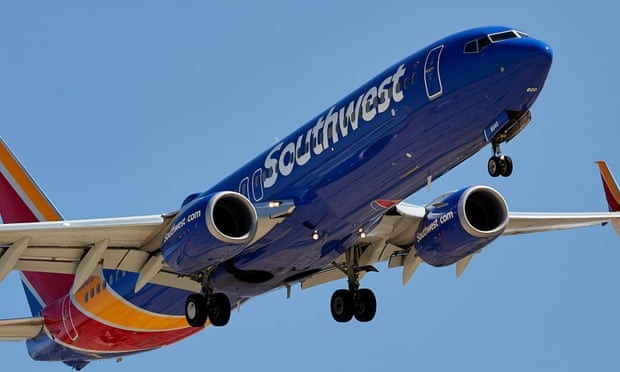 Một chiếc m&aacute;y bay của Southwest Airlines. Ảnh: ZUMA Press, Inc./Alamy