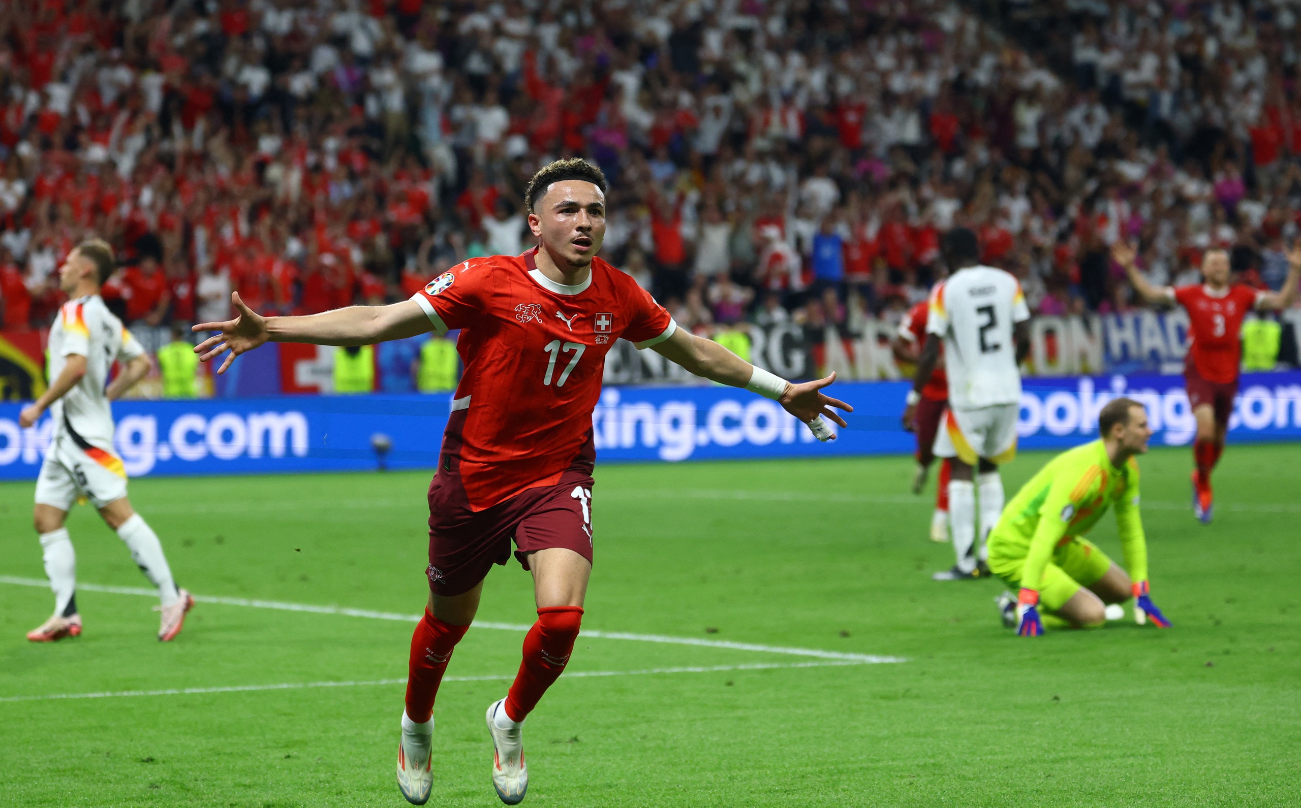 Euro 2024: Si&ecirc;u dự bị lập c&ocirc;ng, Đức chật vật cầm h&ograve;a Thụy Sĩ- Ảnh 7.