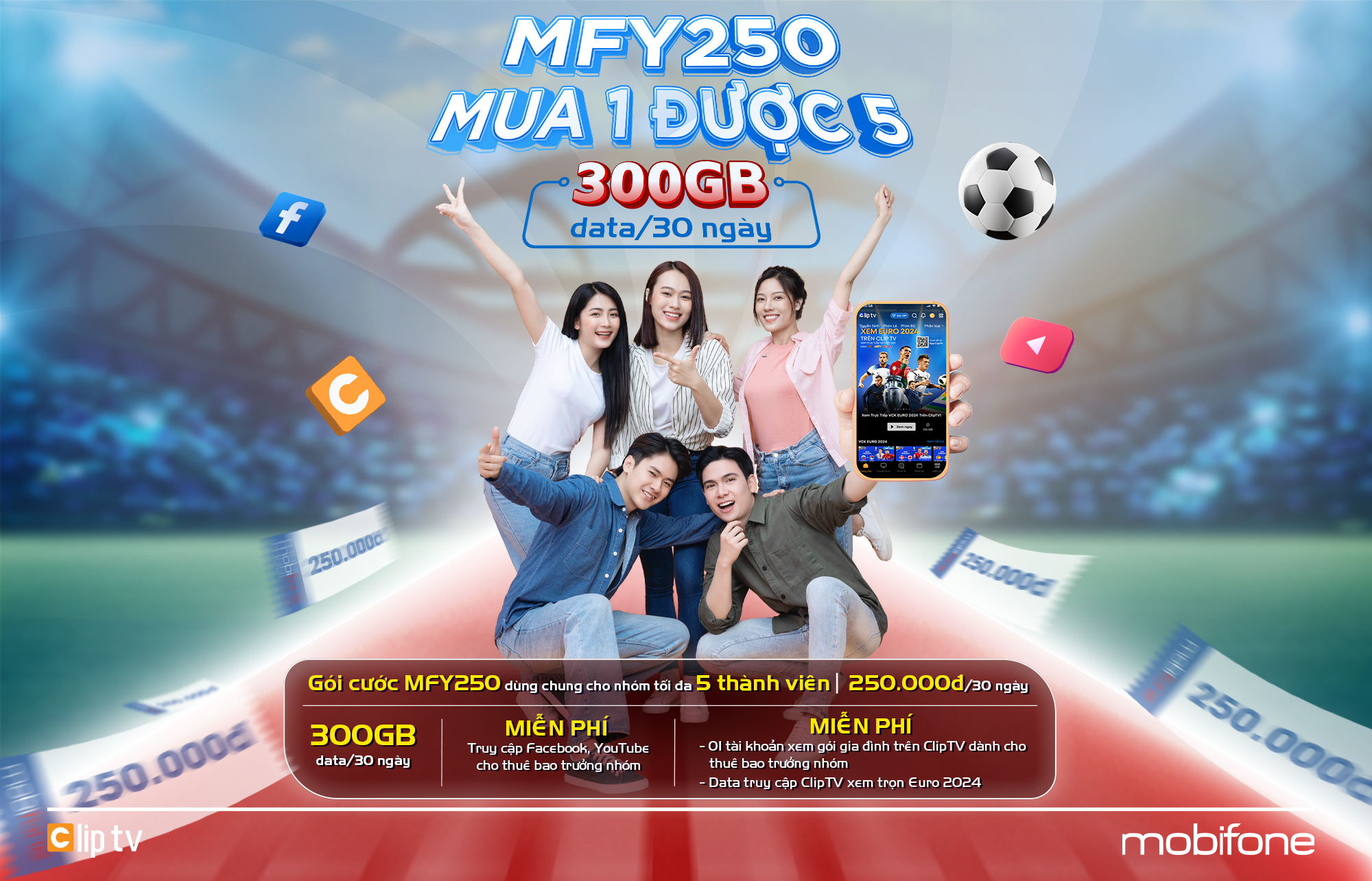Data v&ocirc; v&agrave;n, sẵn s&agrave;ng tận hưởng Euro 2024 c&ugrave;ng ClipTV- Ảnh 2.