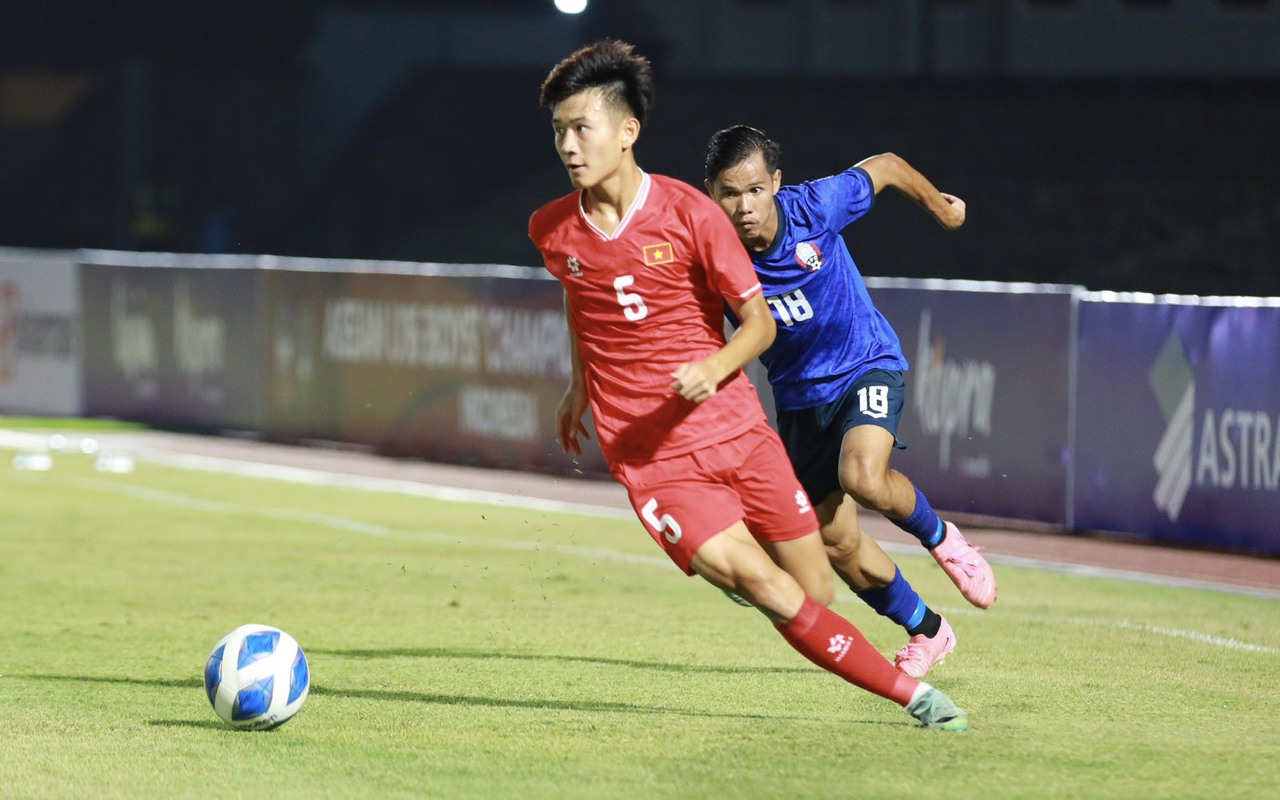 U16 Việt Nam bị U16 Campuchia cầm chân