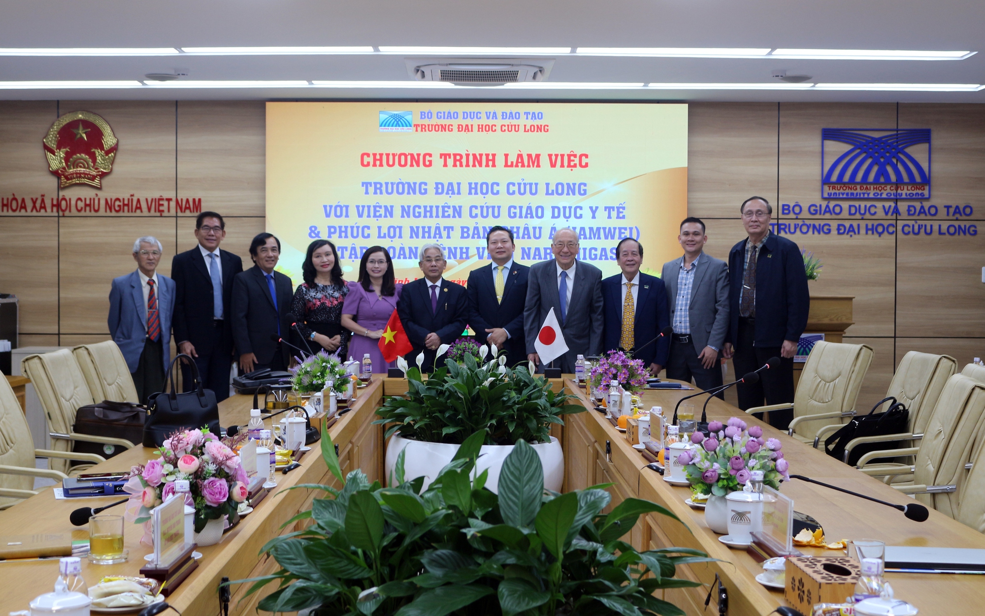 Trường Đại học Cửu Long đẩy mạnh hợp tác với Nhật Bản
