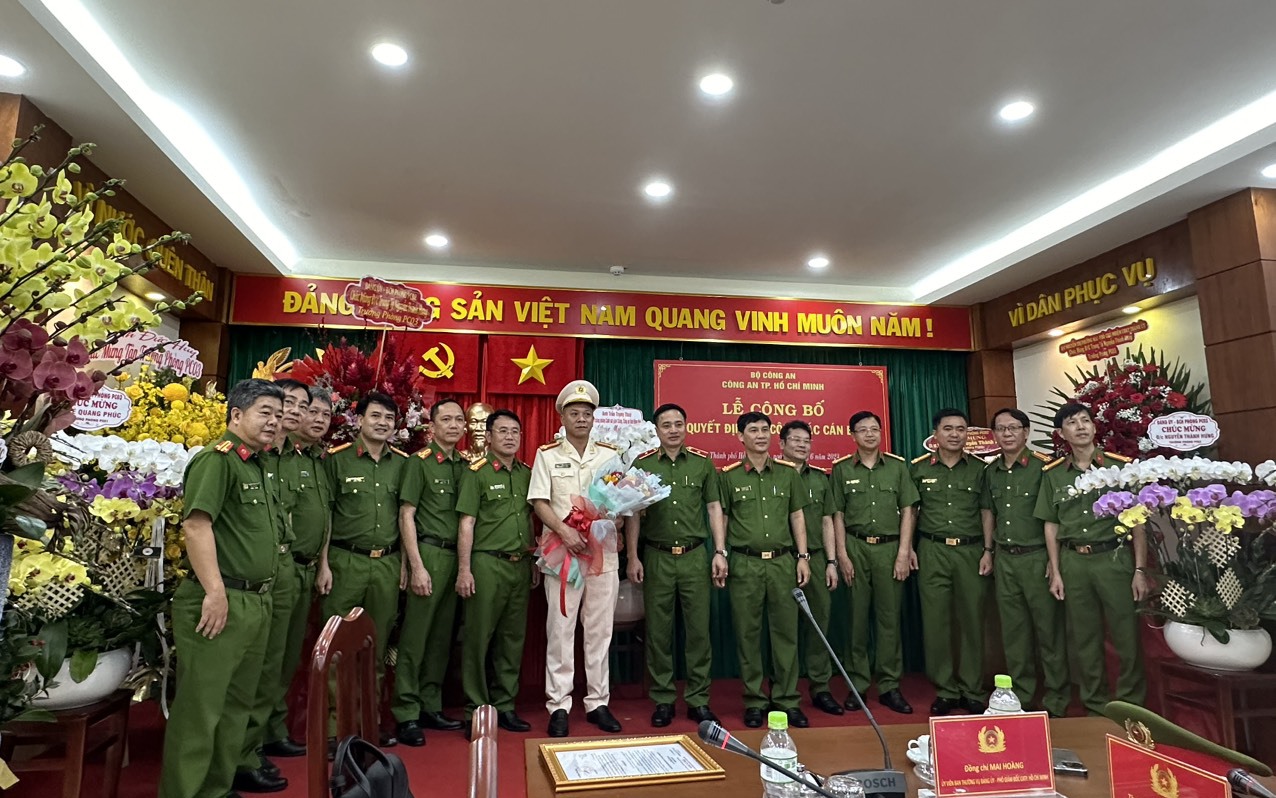 Nhân sự mới Công an TP HCM