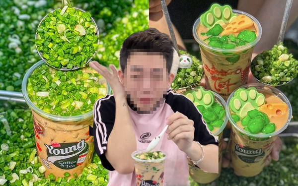 Món trà sữa hành lá gây sốt một thời gian ngắn rồi lụi tàn Ảnh: LÊ TỈNH