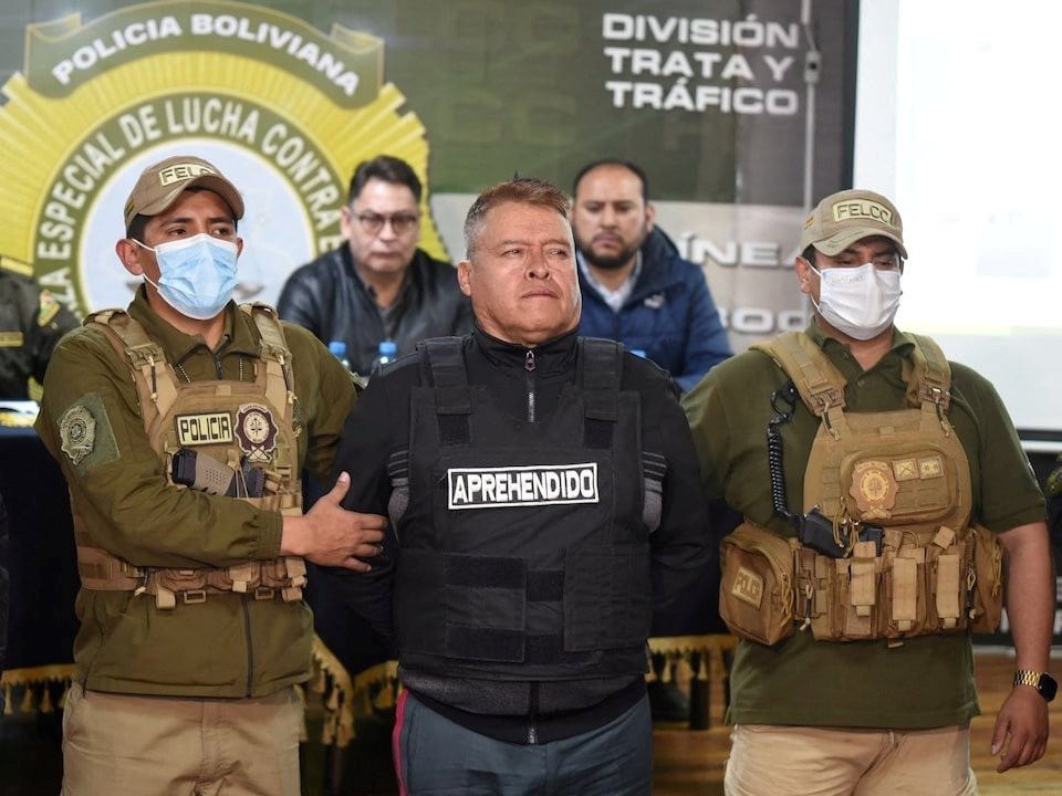 Tướng Juan Jose Zuniga tr&igrave;nh diện sau khi bị bắt giữ v&igrave; &acirc;m mưu đảo ch&iacute;nh ở La Paz, Bolivia ng&agrave;y 26 th&aacute;ng 6 năm 2024. Ảnh: REUTERS