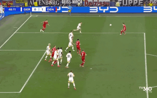 Clip Euro 2024: Xem VAR khước từ b&agrave;n mở tỉ số Đan Mạch, Đức v&agrave;o tứ kết
