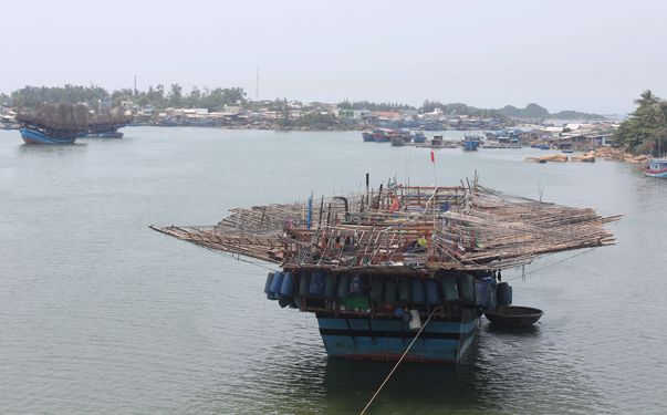 Vùng cửa biển Sa Cần, huyện Bình Sơn, tỉnh Quảng Ngãi