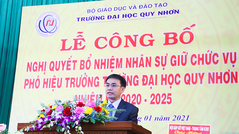Trường Đại học Quy Nhơn c&oacute; hiệu trưởng mới- Ảnh 1.