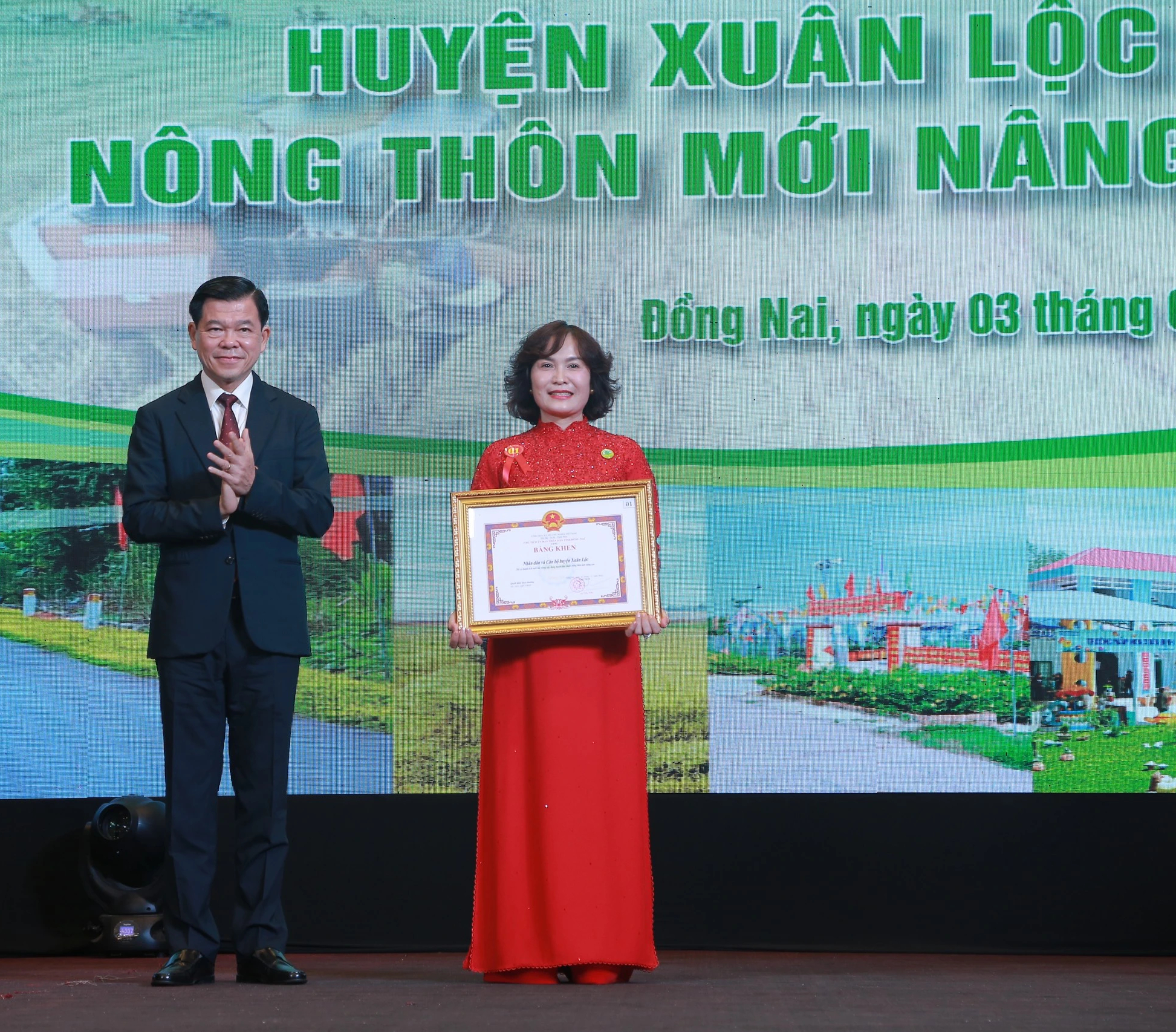 Ph&oacute; Thủ tướng Trần Lưu Quang trao danh hiệu n&ocirc;ng th&ocirc;n mới n&acirc;ng cao cho huyện Xu&acirc;n Lộc, Đồng Nai- Ảnh 3.