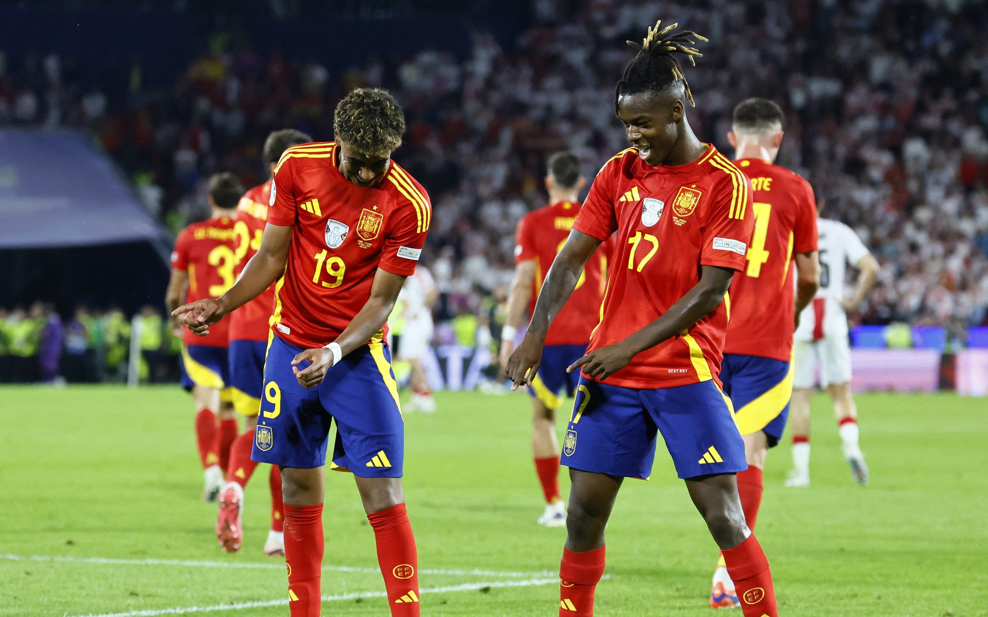 Euro 2024: Thua bàn đầu, Tây Ban Nha ra oai thắng đậm Georgia 