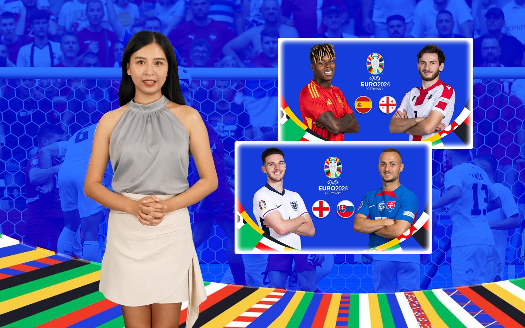 Phân tích Euro 2024 cùng MC số: Anh sẽ thắng nhọc Slovakia, Tây Ban Nha vượt trội Georgia