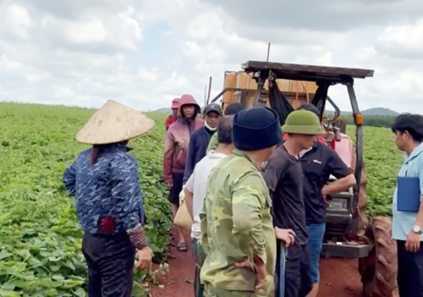 H&agrave;ng chục hộ d&acirc;n bị 