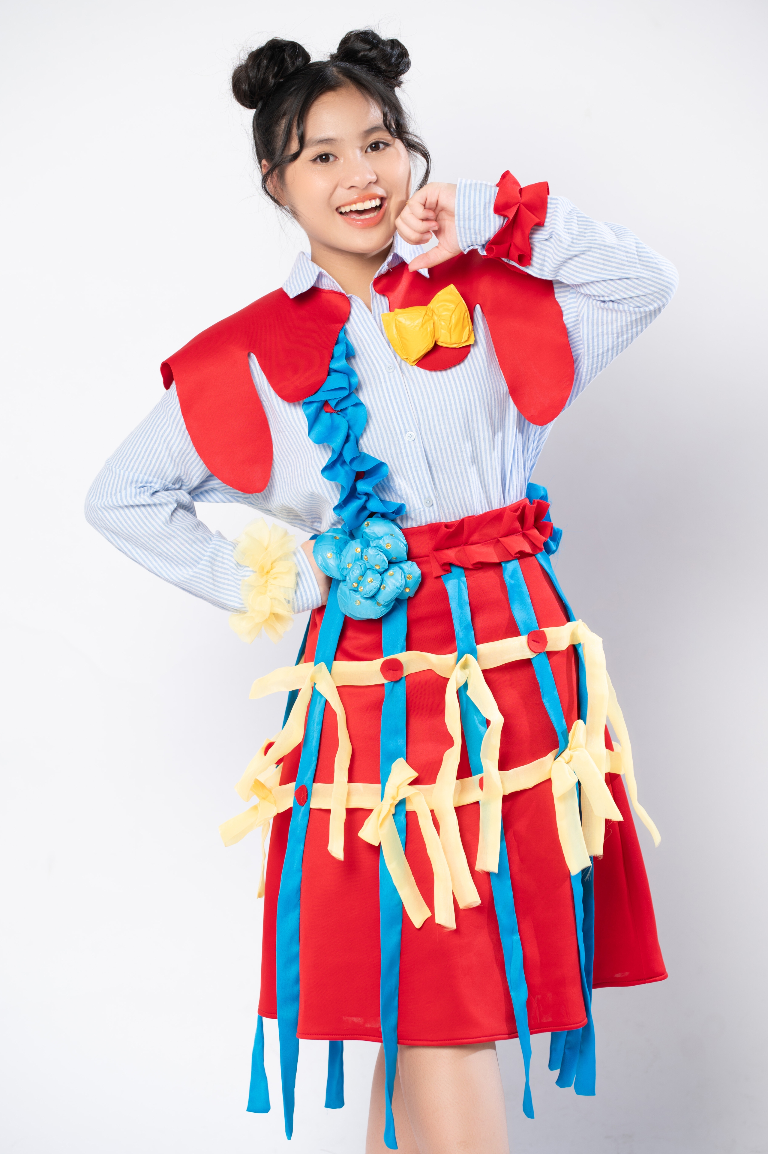 Mẫu nh&iacute; Bảo Phương mở m&agrave;n show kids "Tự h&agrave;o &aacute;o d&agrave;i Việt Nam" Lễ hội trẻ em &ndash; Kids Fest 2024- Ảnh 7.