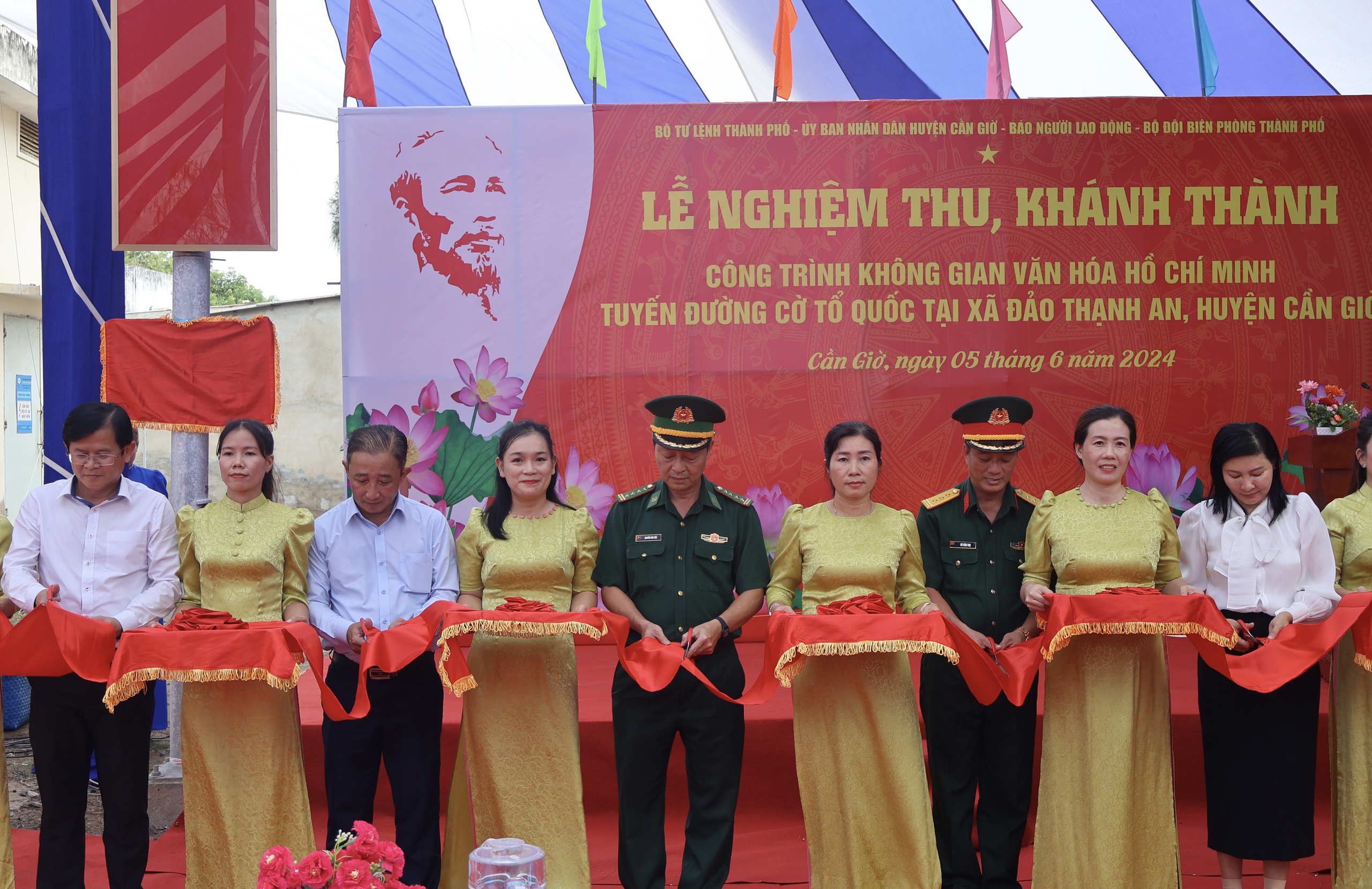 Ra mắt 2 công trình ý nghĩa trên xã đảo Thạnh An- Ảnh 2.