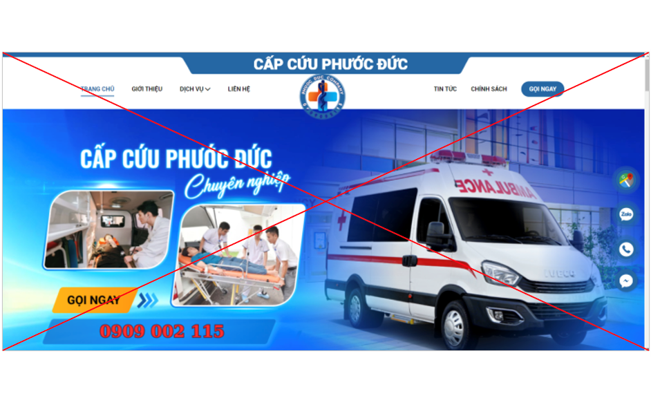 TP HCM: Phát hiện xe vận chuyển cấp cứu hoạt động không phép