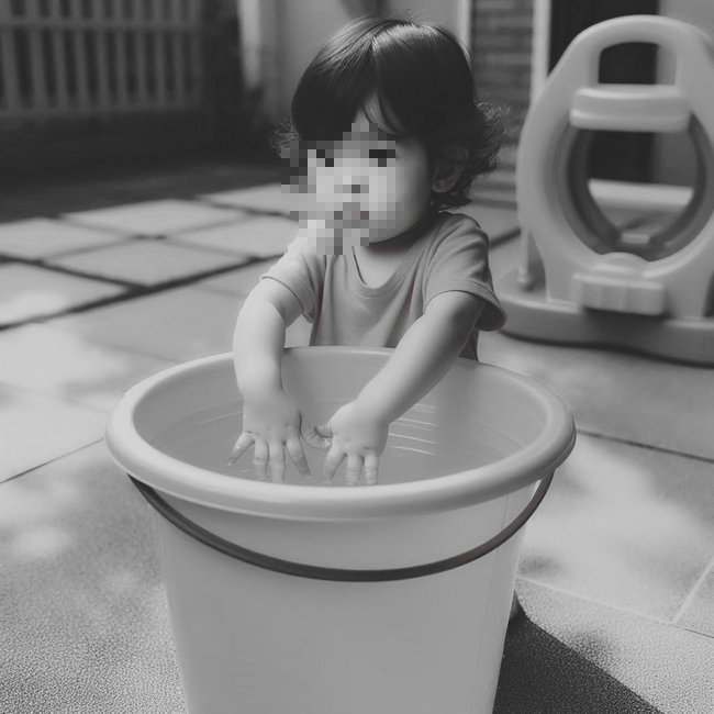 B&agrave; Rịa- Vũng T&agrave;u: Ch&aacute;u b&eacute; 2 tuổi tử vong trong x&ocirc; nước - Ảnh 1.