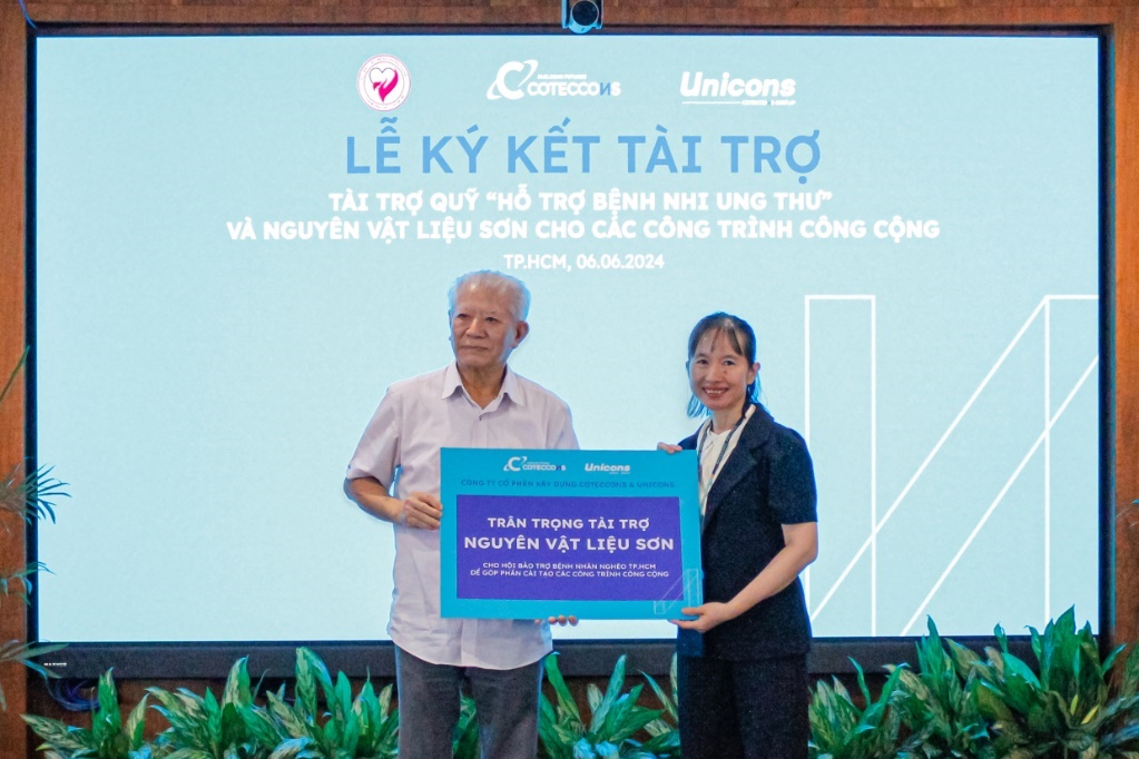 Coteccons cam kết hỗ trợ bệnh nhi ung thư- Ảnh 2.