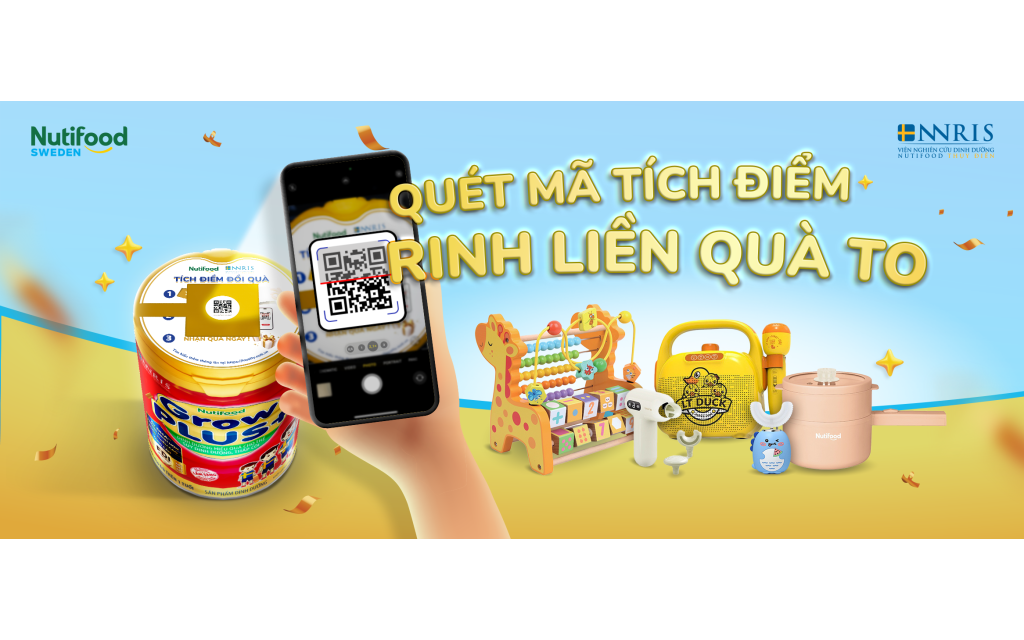 Mua sữa bột của Nutifood để sưu tập bộ qu&agrave; tặng &ldquo;si&ecirc;u tiện lợi&rdquo;