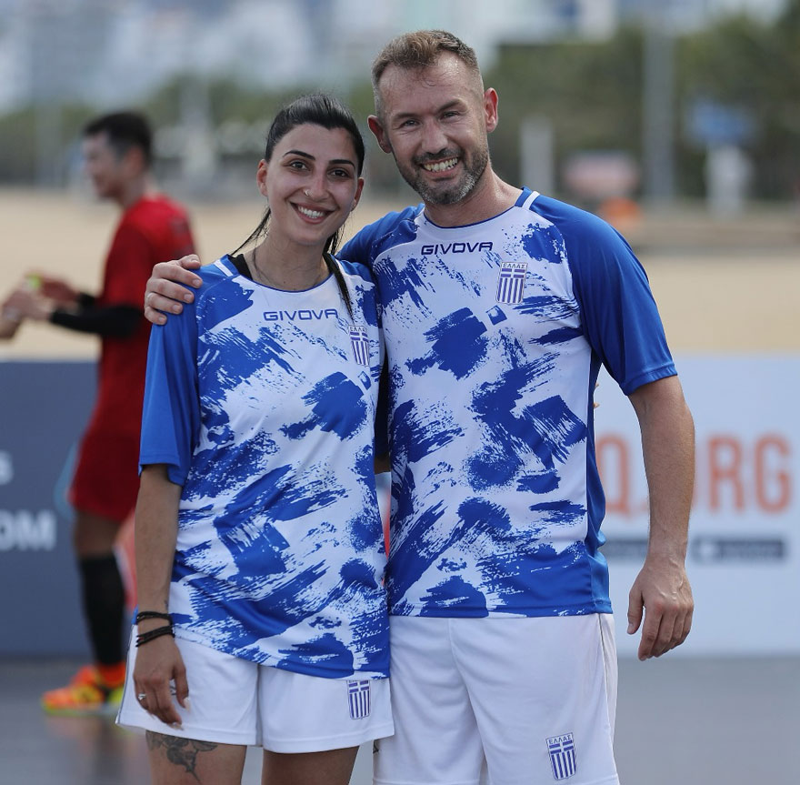 VĐV tham dự giải Teqball Thế giới 2024 bất ngờ cầu hôn bạn gái sau trận đấu- Ảnh 3.