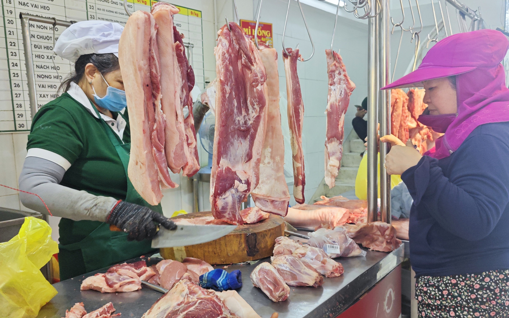 Giá thịt heo lên cao nhất 2 năm