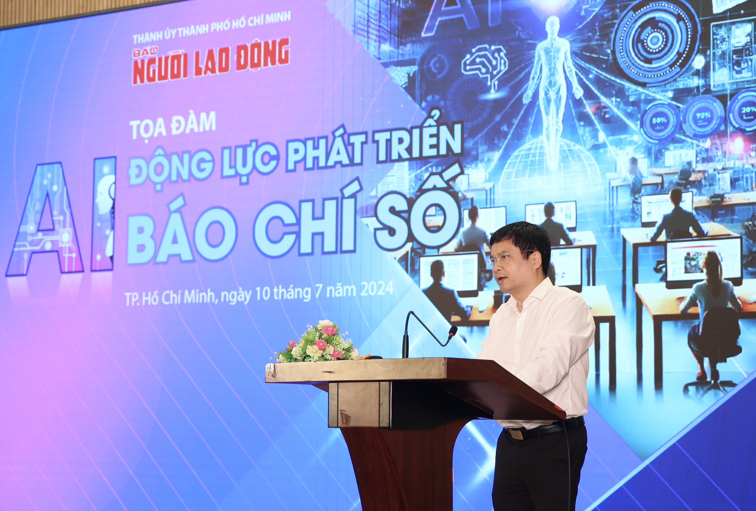 B&aacute;o Người Lao Động tổ chức tọa đ&agrave;m "AI &ndash; Động lực ph&aacute;t triển b&aacute;o ch&iacute; số"- Ảnh 5.