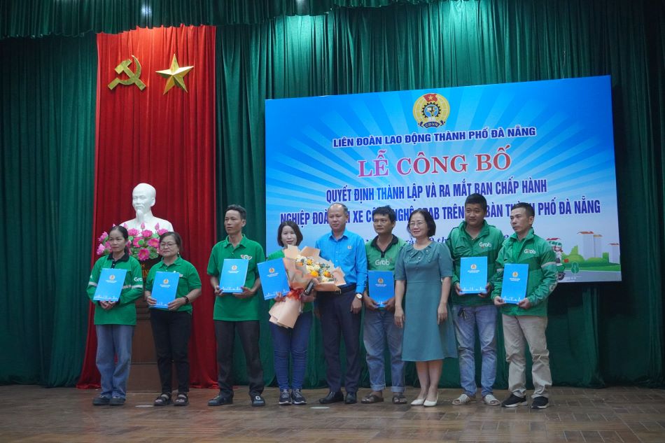 Th&agrave;nh lập Nghiệp đo&agrave;n l&aacute;i xe c&ocirc;ng nghệ - Grab đầu ti&ecirc;n tại Đ&agrave; Nẵng- Ảnh 1.