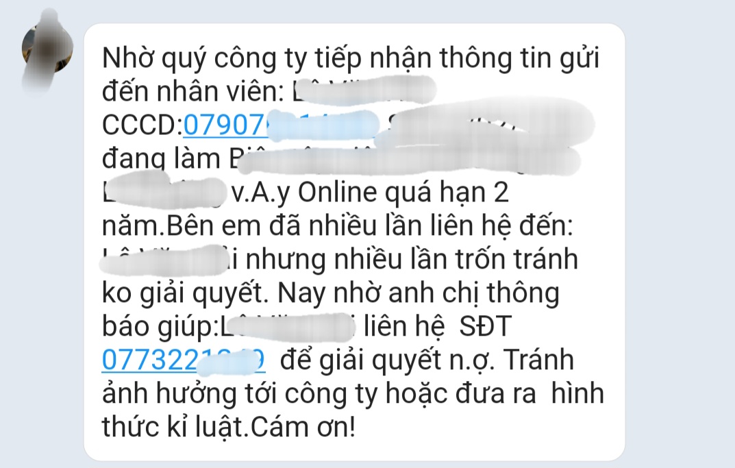Tá hỏa vì không vay vốn cũng bị "khủng bố" đòi nợ- Ảnh 1.