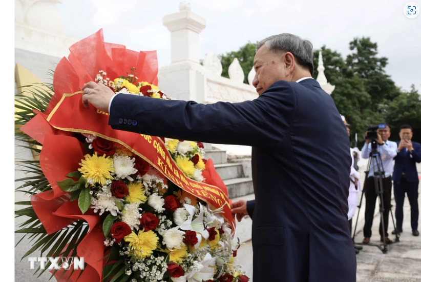 Tổng B&iacute; thư, Chủ tịch nước L&agrave;o đ&oacute;n, hội đ&agrave;m với Chủ tịch nước T&ocirc; L&acirc;m- Ảnh 21.