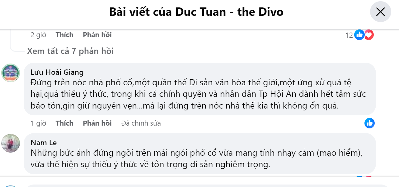 D&acirc;n mạng x&ocirc;n xao h&igrave;nh ảnh ca sĩ Đức Tuấn đứng tr&ecirc;n m&aacute;i nh&agrave; ở Hội An- Ảnh 4.