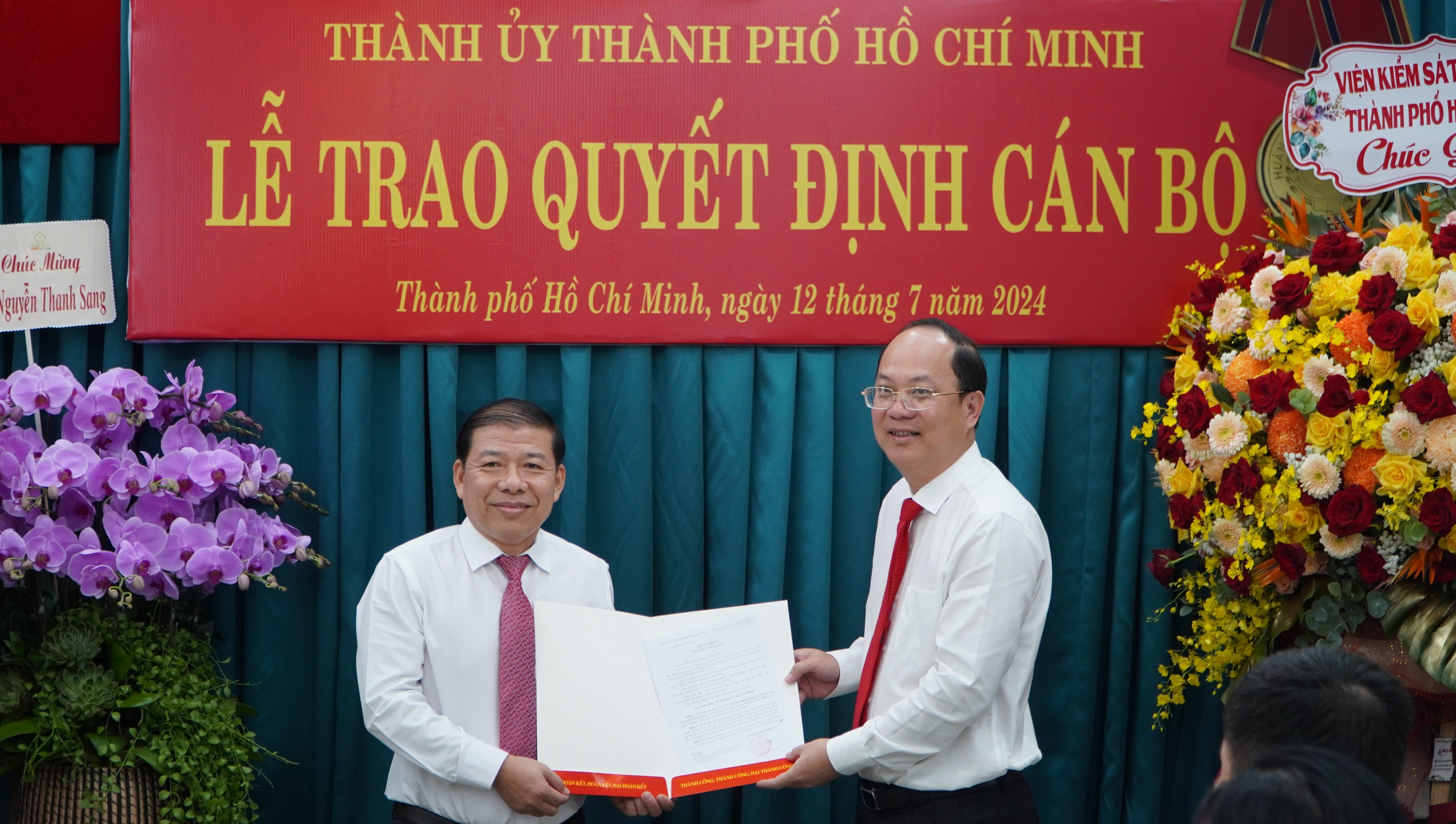 &Ocirc;ng Nguyễn Thanh Sang giữ chức Ph&oacute; Trưởng Ban Nội ch&iacute;nh Th&agrave;nh ủy TP HCM- Ảnh 1.