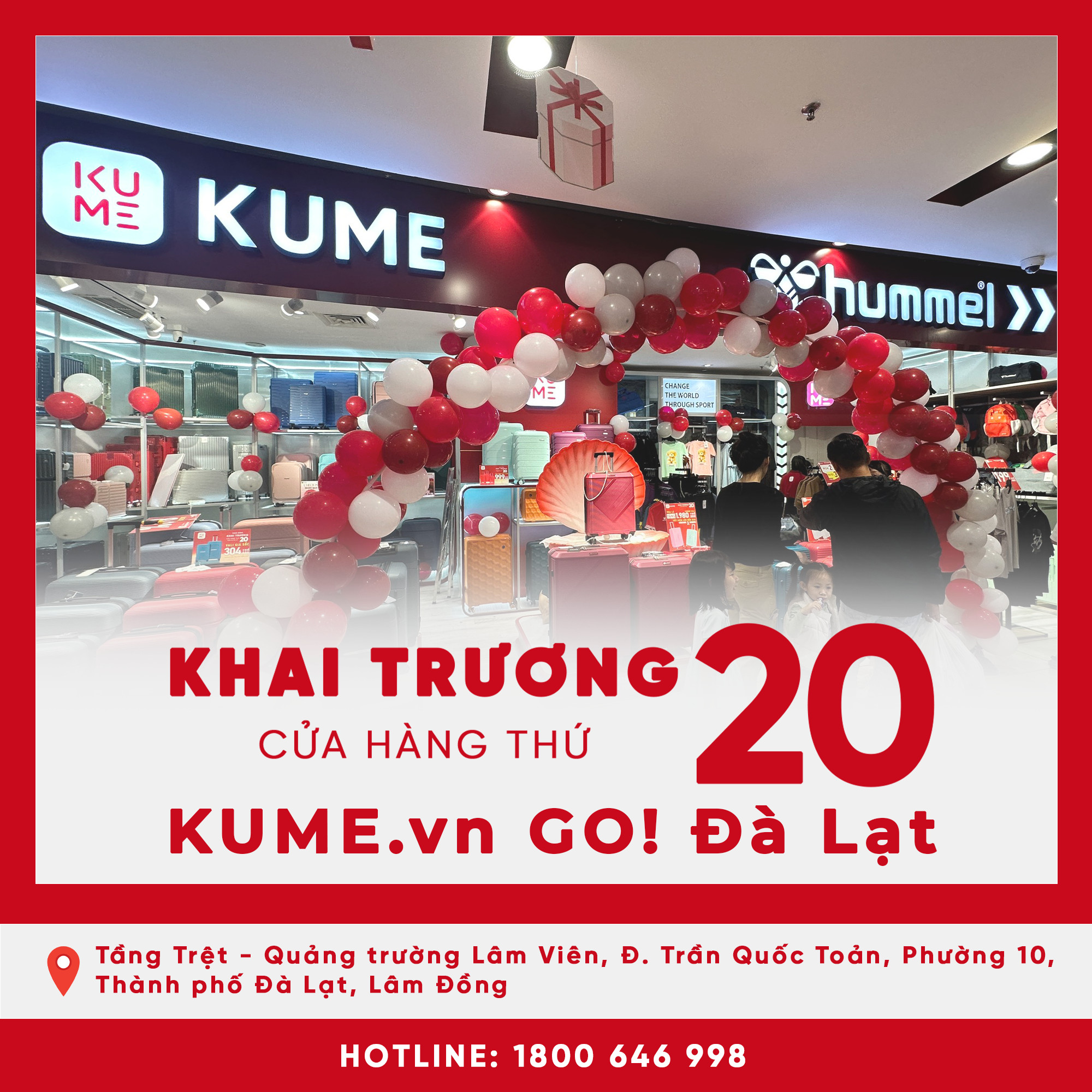 &ldquo;Kume&rdquo; - thương hiệu vali h&agrave;ng đầu khai trương chi nh&aacute;nh tại Đ&agrave; Lạt- Ảnh 1.