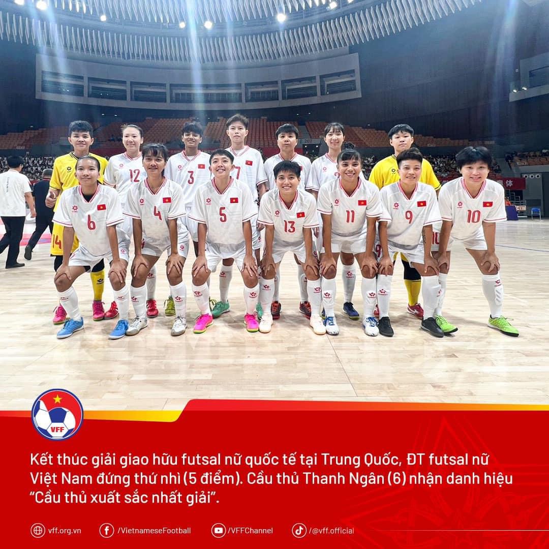 Bị Uzbekistan cầm h&ograve;a, futsal nữ Việt Nam về nh&igrave; giải giao hữu tại Trung Quốc- Ảnh 1.